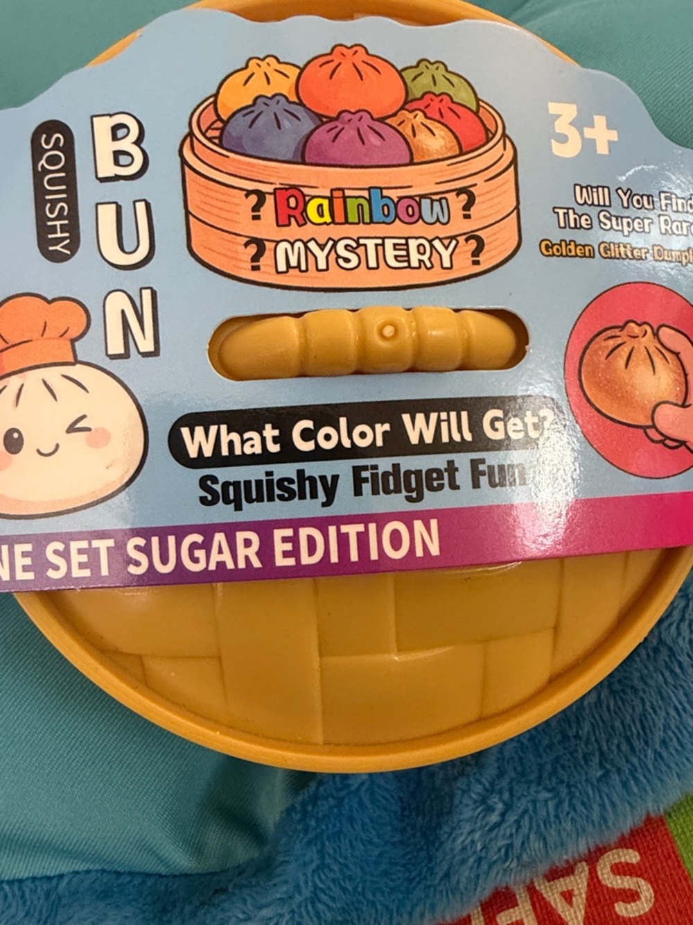 Squishy Bun RAINBOW Mystery Dumpling You Find the Glitter